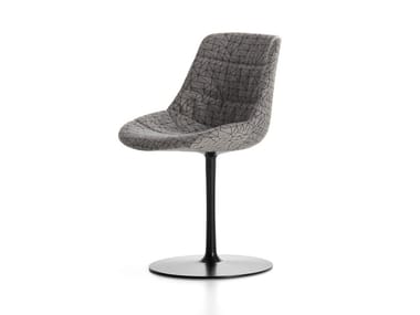 FLOW TEXTILE - Swivel upholstered fabric chair (Request Info).