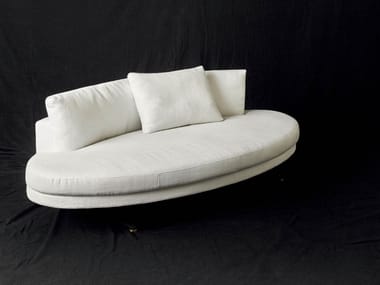 FLOYD-HI - Fabric bench with back (Request Info).