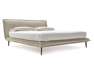 FLUFF - Fabric double bed with upholstered headboard (Request Info).