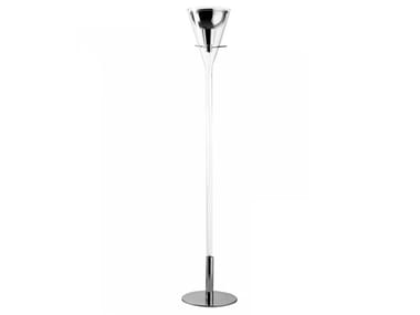 FL?TE - Glass and aluminium floor lamp with dimmer (Request Info).