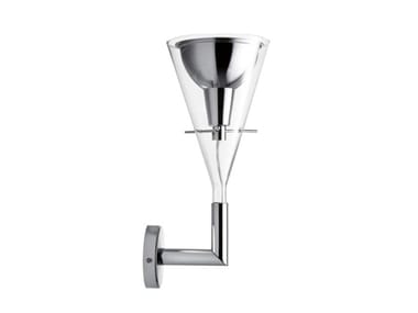 FL?TE - LED glass and aluminium wall lamp (Request Info).