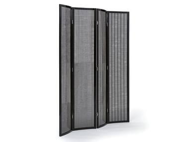 FOLDING SCREEN - Metal and wood screen (Request Info).