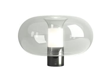 FONTANELLA - Blown glass and metal table lamp (Request Info).
