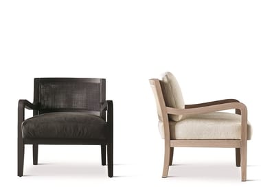 FORREST WOOD - Wooden armchair with armrests (Request Info).