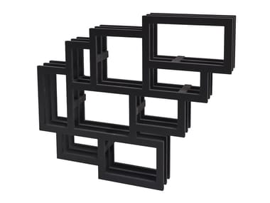FRAMES WALL - Wall-mounted MDF bookcase (Request Info).