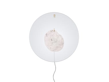 GIOIA - LED wall light in marble and polymethylmethacrylate (Request Info).