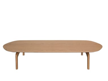 GABO - Oval wooden coffee table (Request Info).