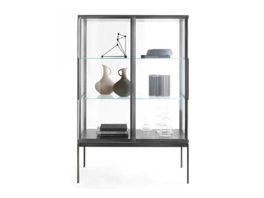 GALERIST - Glass and aluminium display cabinet (Request Info).