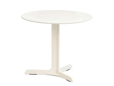 GARDEN - Round HPL garden side table (Request Info).