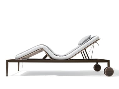 GEA - Recliner sun lounger with castors (Request Info).