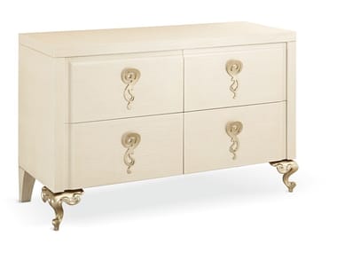 GEORGE - Wooden chest of drawers by Cantori