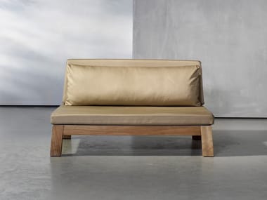 GIJS - Upholstered garden armchair by Piet Boon