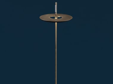 GIULIETTA BE F - LED brass floor lamp cordless (Request Info).