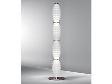 GRAND COLLIER - LED blown glass floor lamp (Request Info).