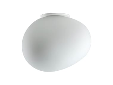 GREGG - Blown glass ceiling lamp (Request Info).