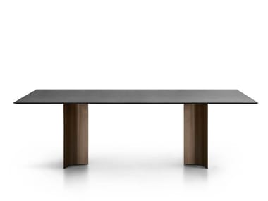 GULLWING - Rectangular reconstructed stone table (Request Info).