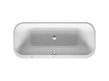 HAPPY D.2 - Freestanding hydromassage acrylic bathtub by Duravit