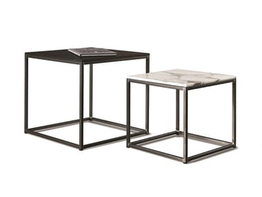 HARDY - Square metal coffee table (Request Info).