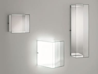 HEIGH - HO - Open crystal wall cabinet with door (Request Info).