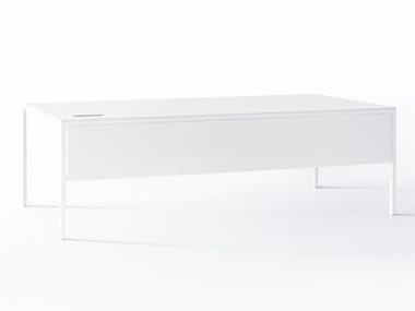 HELSINKI - Rectangular steel office desk with drawers (Request Info).