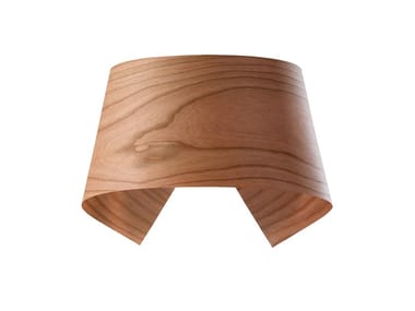 HI-COLLAR - Handmade wood veneer wall lamp (Request Info).