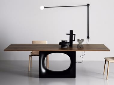 HOLO - Rectangular wooden living room table (Request Info).