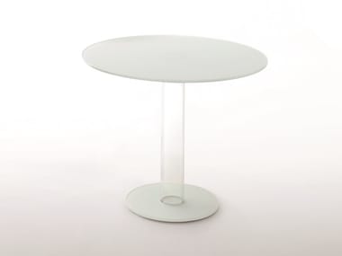 HUB BISTROT - Round crystal table (Request Info).