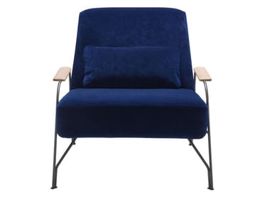 HUMPHREY - Fabric armchair with armrests (Request Info).