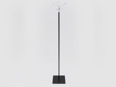 HUMPHREY BASIC - Painted metal and polycarbonate coat stand (Request Info).