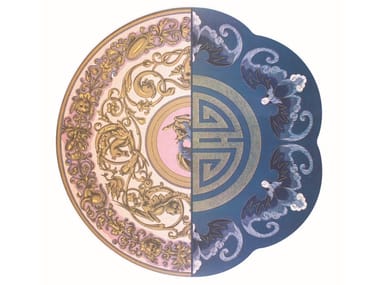 HYBRID TRUDE - Round cork placemat (Request Info).