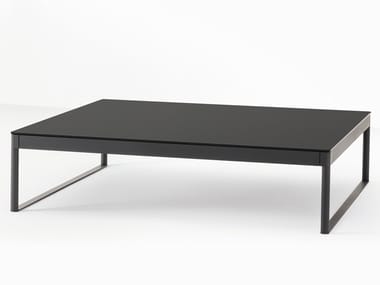 ICARO 015 - Low steel coffee table with storage space (Request Info).