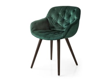 IGLOO SOFT - Tufted velvet chair (Request Info).