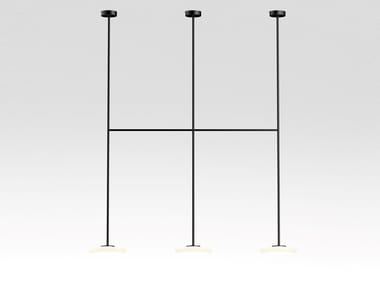 IHANA x3 - LED glass and steel ceiling lamp (Request Info).