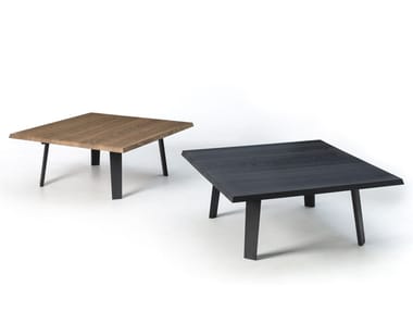 IL NATURALE - Square oak coffee table (Request Info).