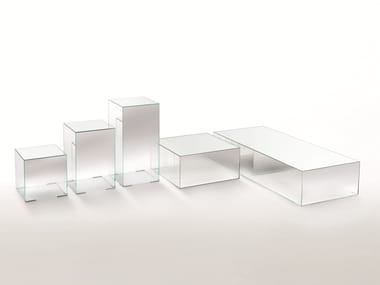 ILLUSION - Rectangular crystal coffee table (Request Info).