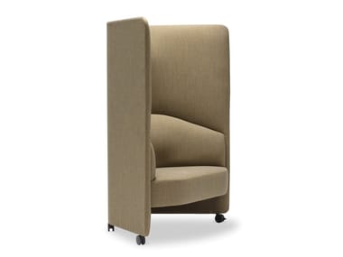 IN OUT OFFICE SF2251 - Upholstered high-back fabric armchair (Request Info).