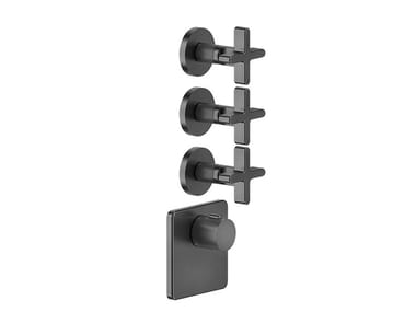 INCISO - 4 hole thermostatic metal shower mixer by Gessi