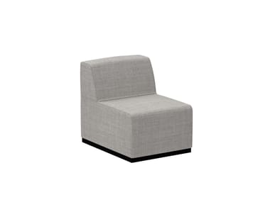PAU - Upholstered modular fabric guest chair by Inclass