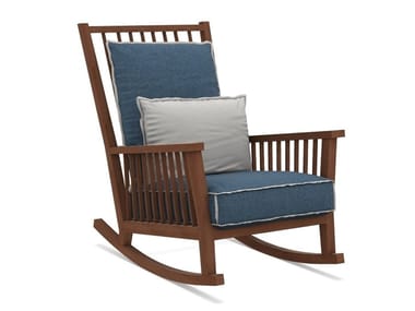 INOUT 709 - Rocking iroko garden armchair (Request Info).