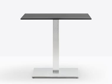 INOX 4402 - Square stainless steel table by Pedrali