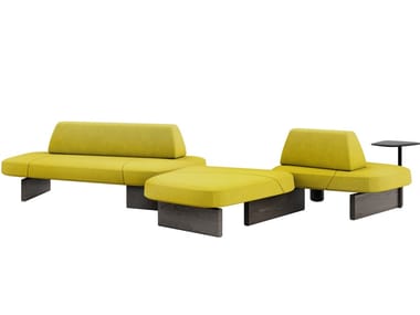 ISCHIA - Modular bench with back (Request Info).