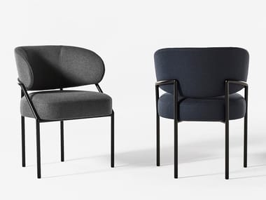 ISETTA - Upholstered fabric chair (Request Info).