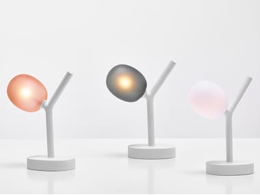 IVY BATTERY - Blown glass and metal table lamp (Request Info).