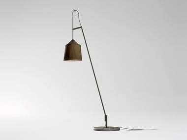 JAIMA - Stainless steel and textilene outdoor floor lamp (Request Info).