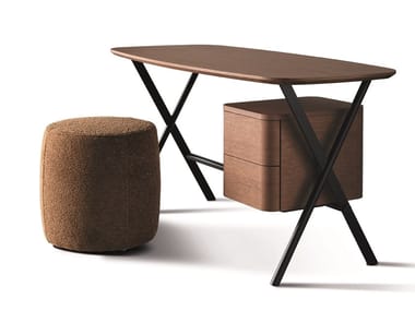 JASPER - Wooden secretary desk with drawers (Request Info).