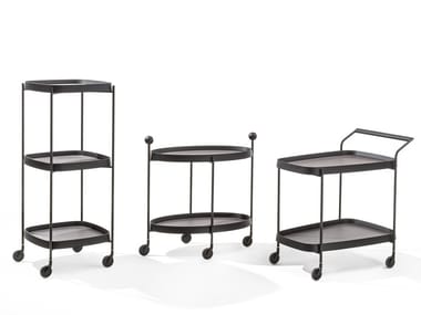 JET - Canaletta walnut food trolley (Request Info).