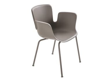 JULI PLASTIC - Polyethylene easy chair with armrests (Request Info).