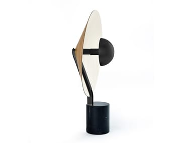 KASA - Wood veneer table lamp (Request Info).