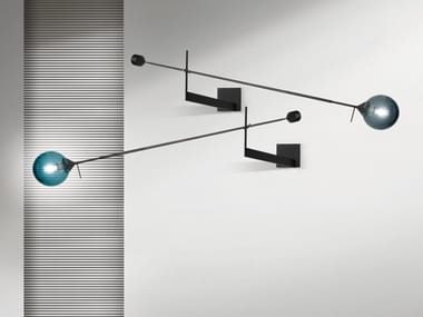 KENDAMA - Blown glass wall lamp (Request Info).