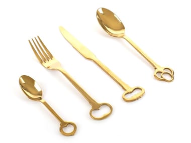KEYTLERY GOLD - Stainless steel cutlery set (Request Info).